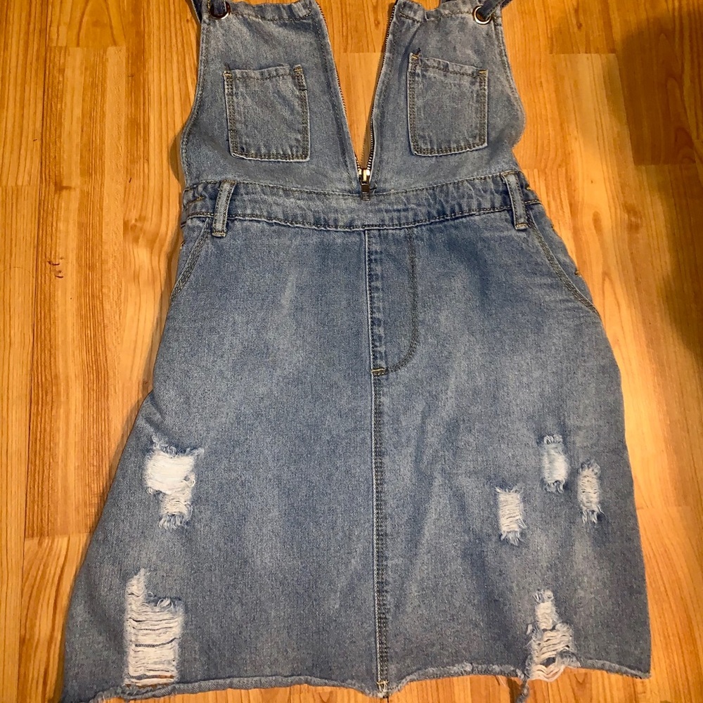 Overalls Jean Dress